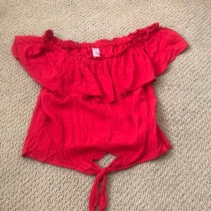 Off the shoulder top